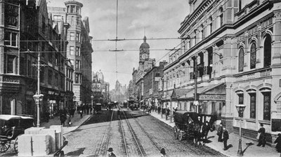 Oxford Street, Manchester, ca. 1910 von English Photographer